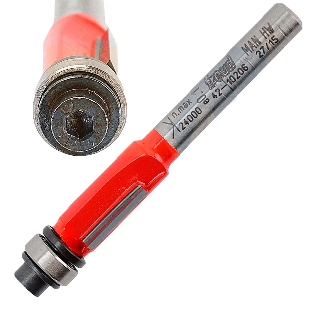 Fresa para Tupia com Rolamento Widea para Madeira e Acrilico 95mm 42-10006 Freud