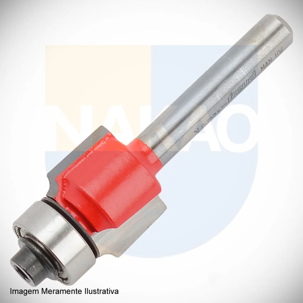 Fresa para Tupia Cordão Calçada de Widea com Rolamento Raio 2mm 34-10106 Freud