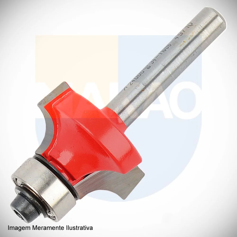 Fresa para Tupia Cordão Calçada de Widea com Rolamento Raio 8mm 34-11206 Freud