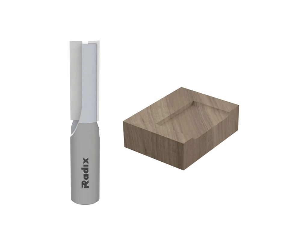 Fresa para Tupia Corte 12mm x 30mm Haste 12mm 151230.06 Radix