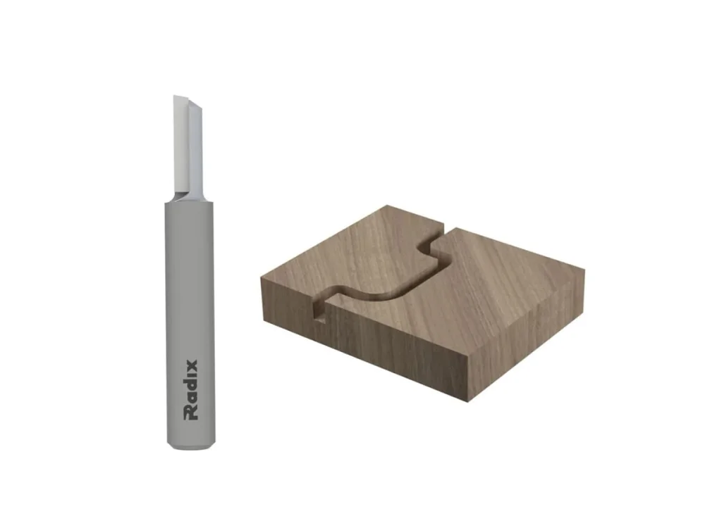 Fresa para Tupia Corte 3mm x 10mm Haste 6mm 150310.01 Radix