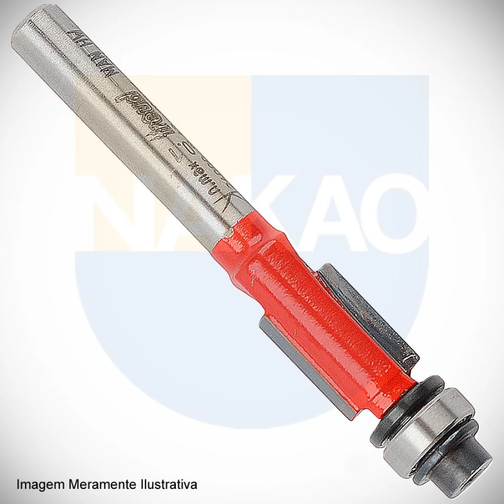 Fresa para Tupia Reta com Rolamento para Madeira e Acrilico 95mm 42-10206 Freud