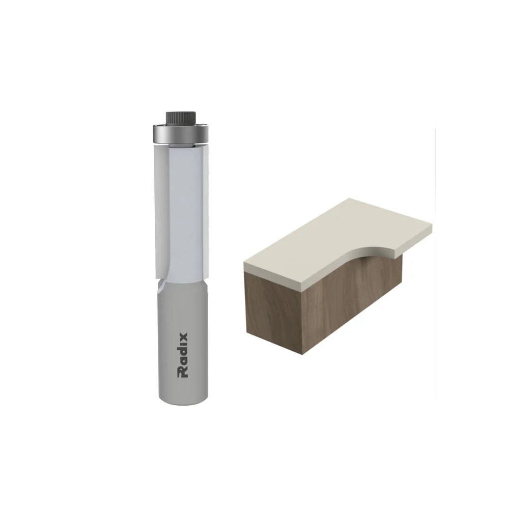 Fresa Paralela com Rolamento 1/2 Pol x 15mm Haste 12mm 1712715.06 Radix