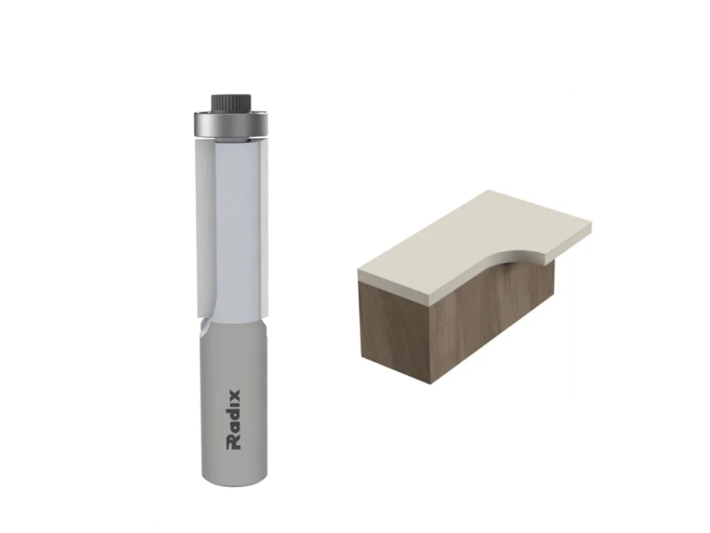 Fresa Paralela com Rolamento 127x30mm 1712730.06 Radix