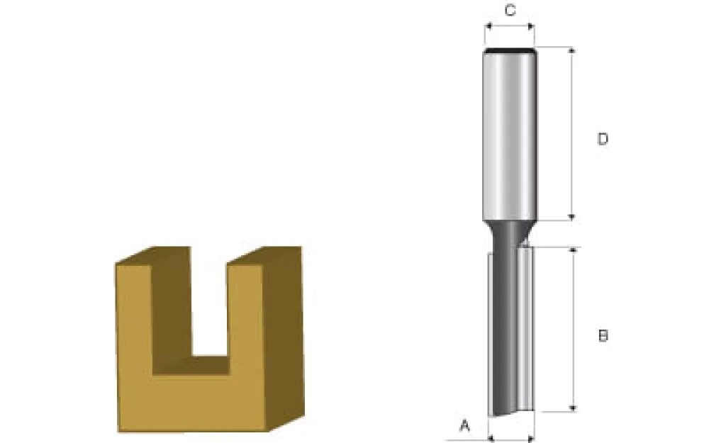Fresa Paralela Dupla D-01351 Makita