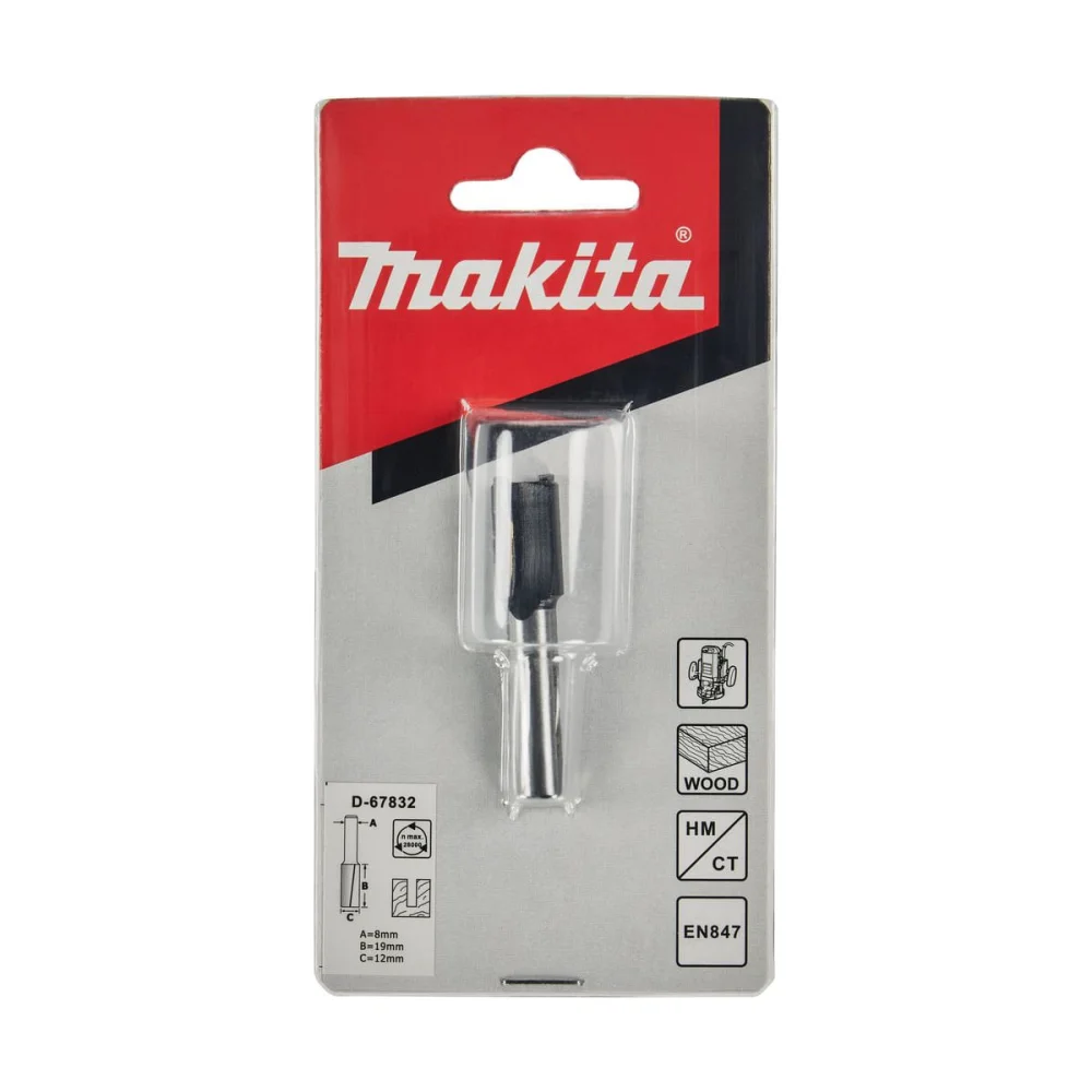 Fresa Reta Paralela 12x51x19mm D-67832 Makita
