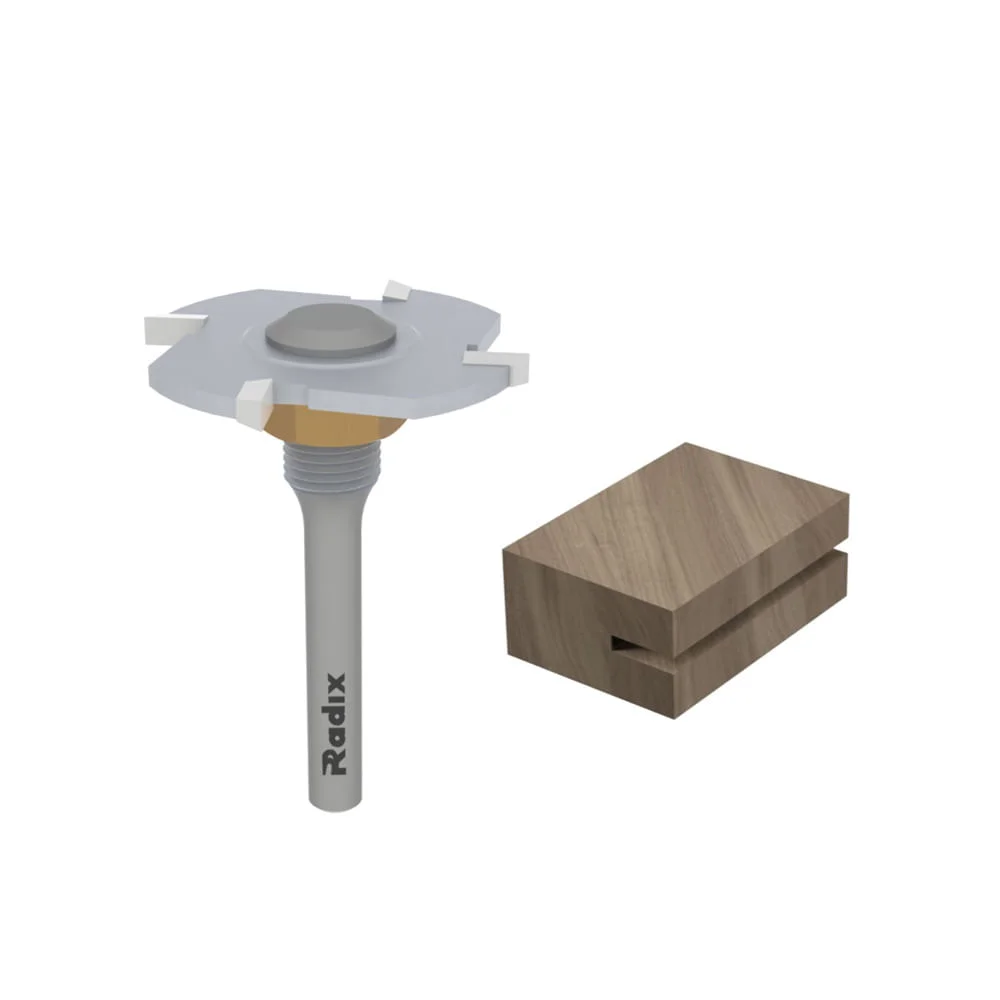 Fresa Serrinha Debrum 40mm sem Rolamento Haste 6mm 18E4050.01 Radix