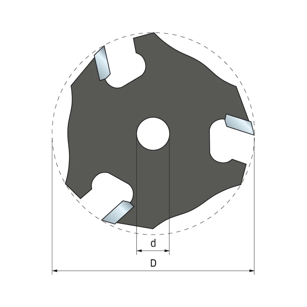 Fresa Serrinha Debrum Corte de 1.98mm 56-10408 Freud