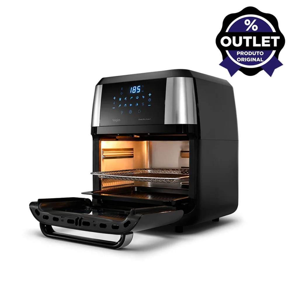 Fritadeira Elétrica Oven Fryer 1800 Watts 12 Litros 42AFO1001000 Elgin Outlet 110 Volts