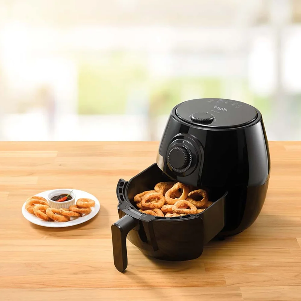 Fritadeira Elétrica Quick Fryer 1350 Watts 4 Litros Preta 42AFR4001000 Elgin 110 Volts