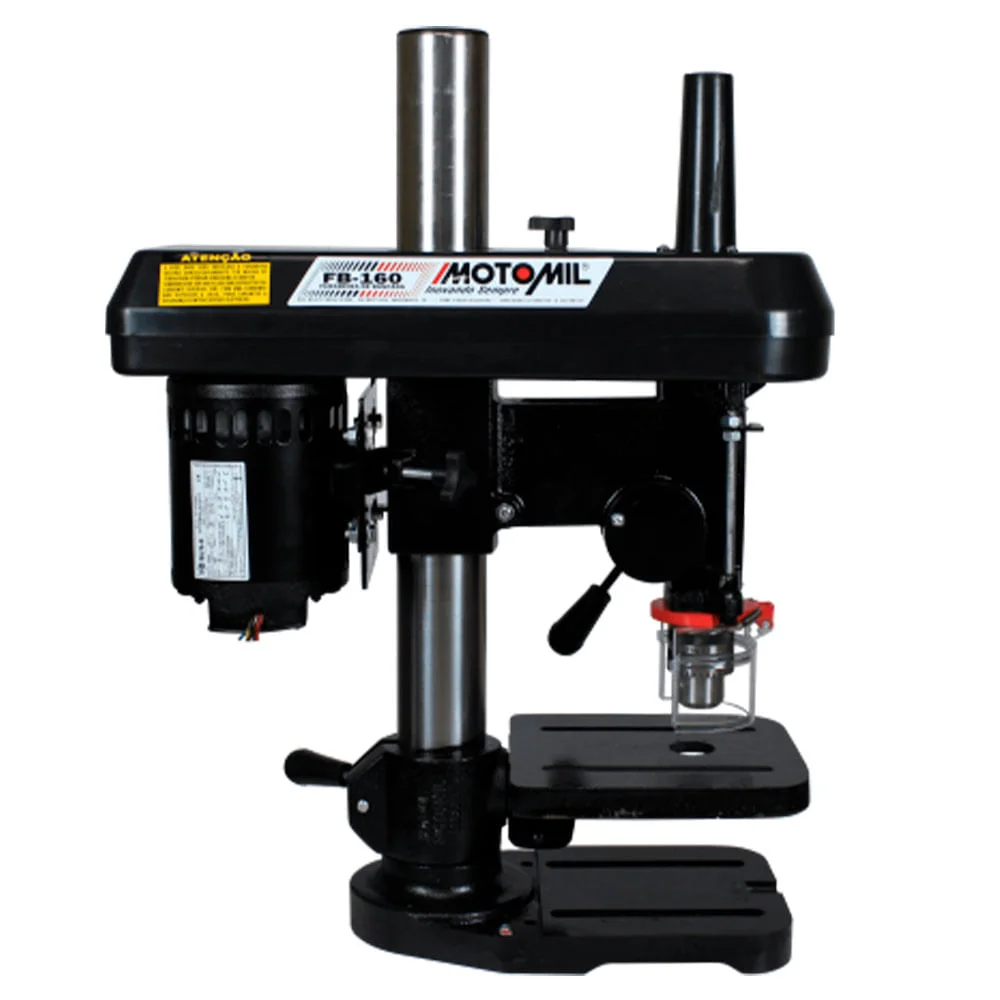 Furadeira Bancada 1/2HP Monofásico Sem Chave FBM-160M 4175.8 Motomil Bivolt