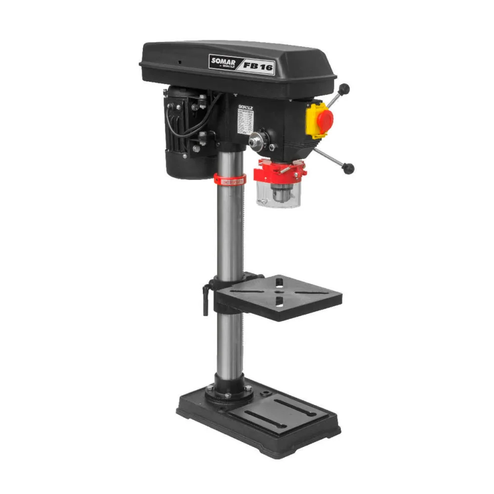 Furadeira Bancada 16mm 375 Watts 4 Polos FB 16 18001303 Somar 220 Volts