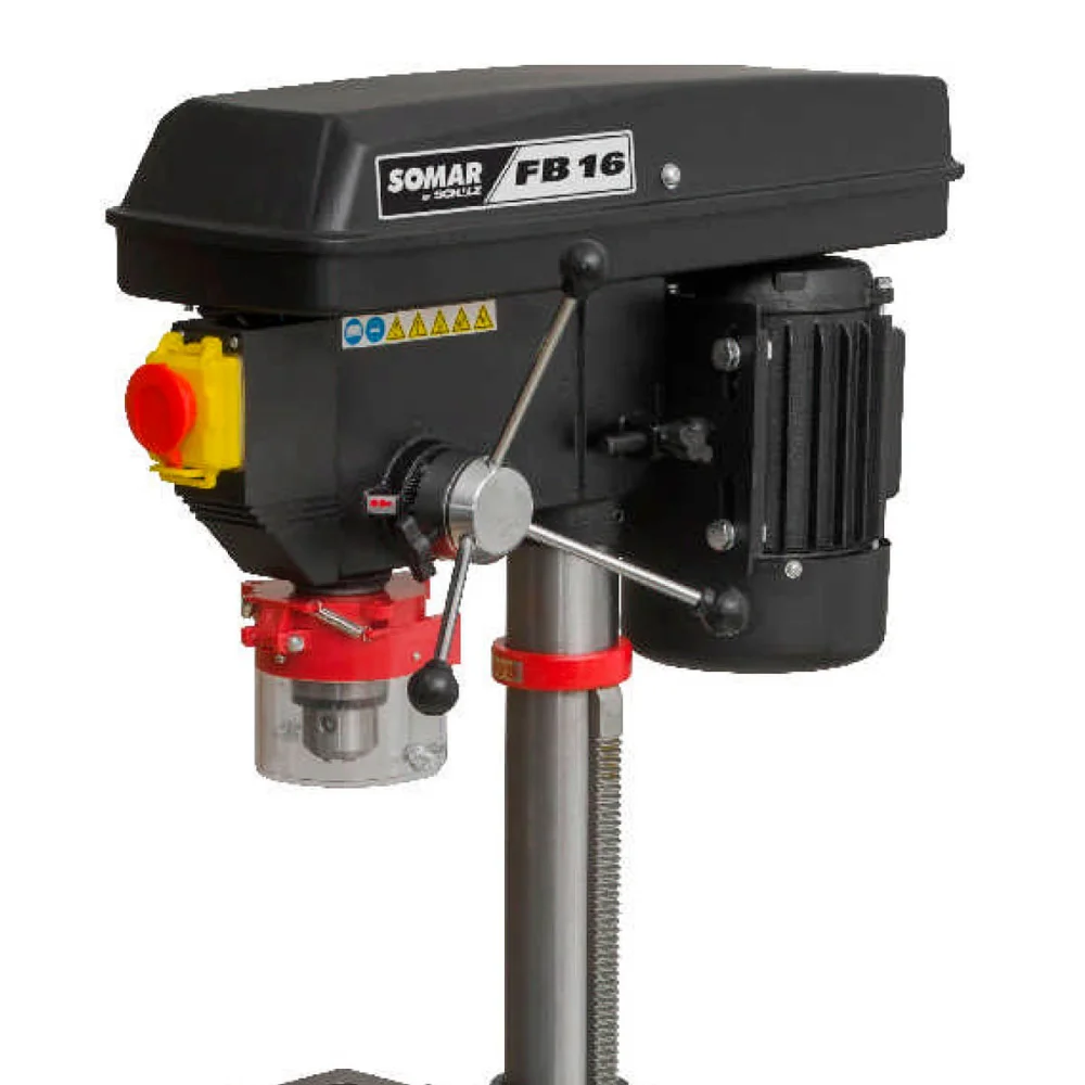 Furadeira Bancada 16mm 375 Watts 4 Polos FB 16 18001303 Somar 220 Volts