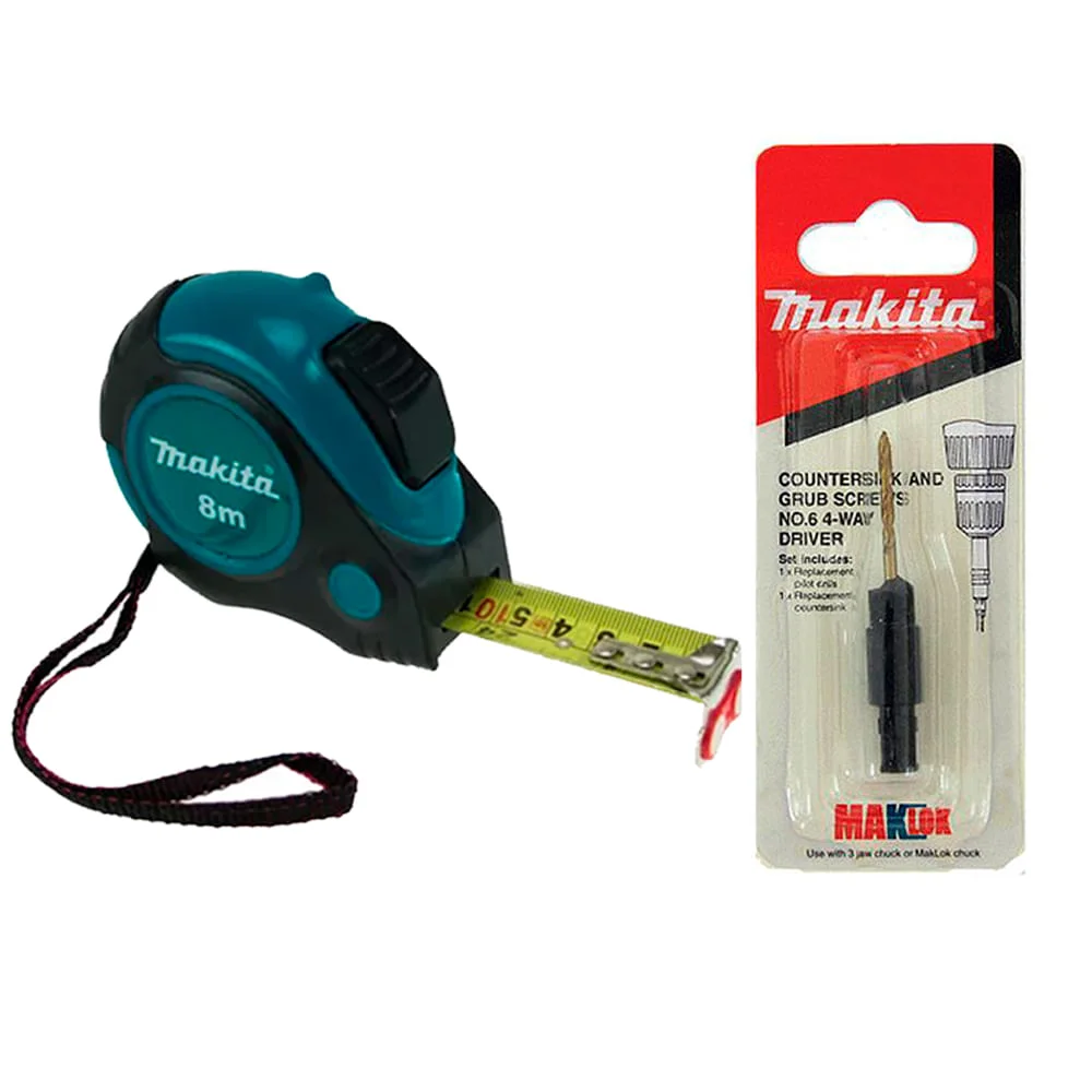 Furadeira de Alta velocidade 230W e Trena e Broca Escariadora M6501G P Makita