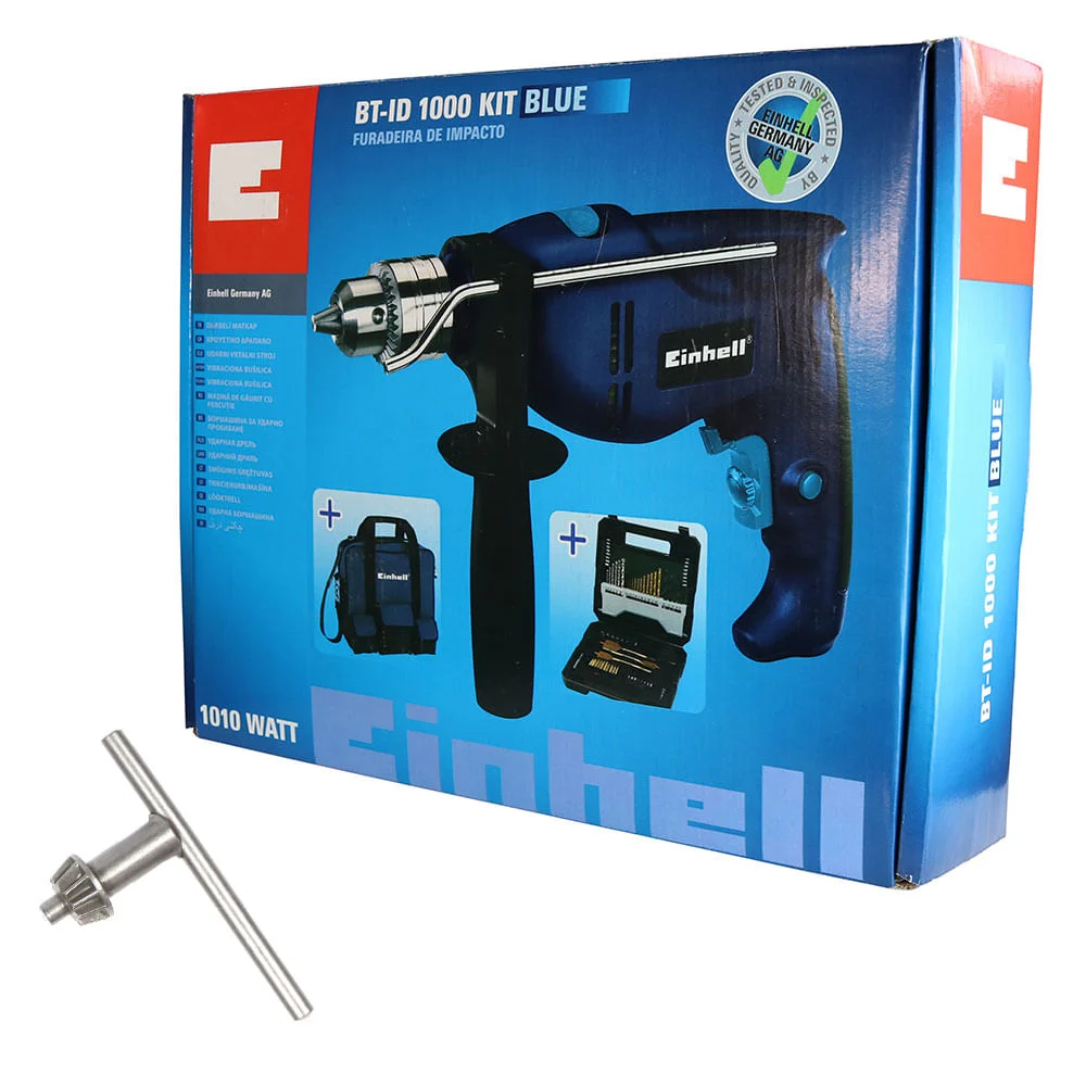 Furadeira de Impacto 1010 Watts com 70 Acessórios BT-ID 1000 Einhell