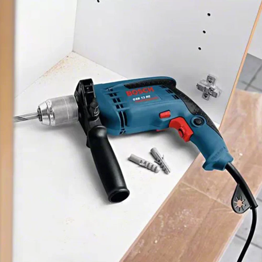 Furadeira de Impacto 13mm 650 Watts e Maleta GSB 13 RE Bosch