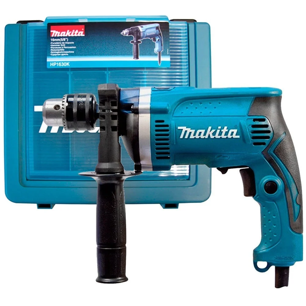 Furadeira de Impacto 13mm 710 Watts e Maleta HP1630K Makita