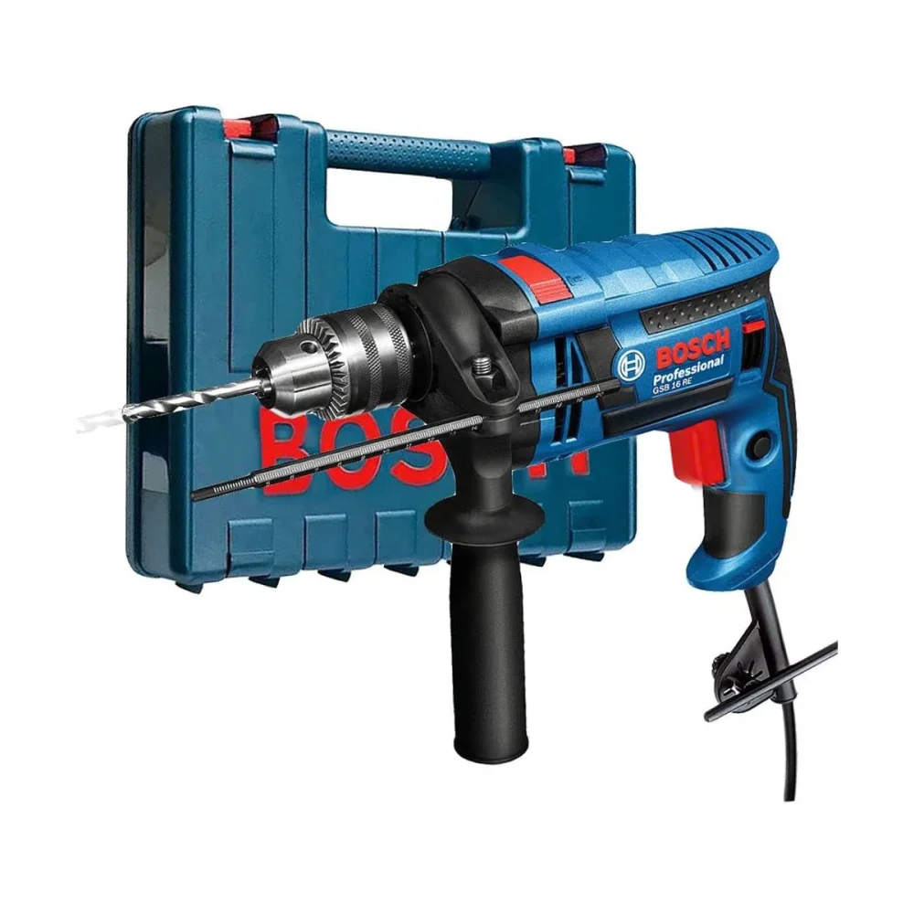 Furadeira de Impacto 13mm 750 Watts GSB 16 RE e Maleta Bosch