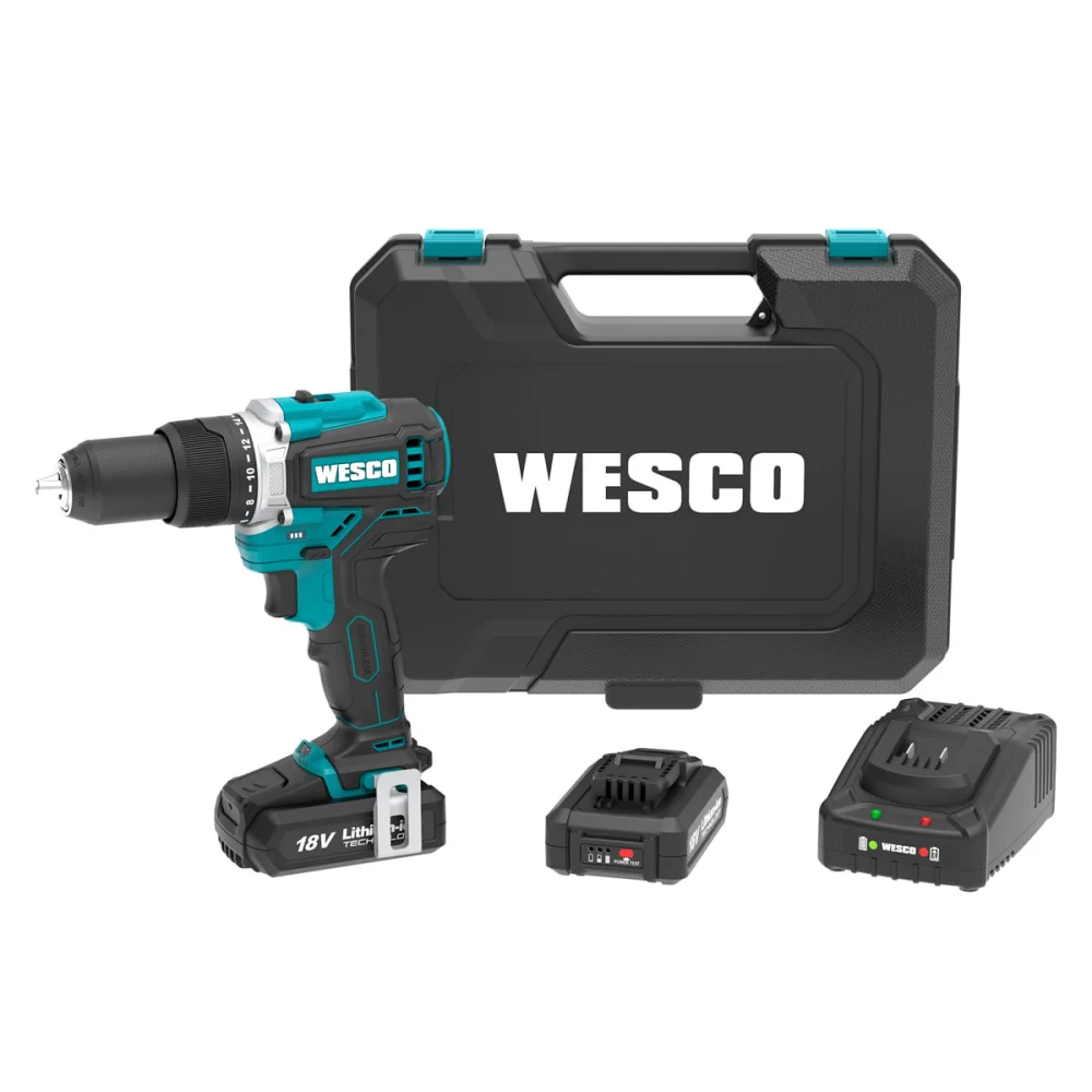 Furadeira de Impacto 13mm Brush à Bateria e 2 Baterias 18V WS2319K2 Wesco