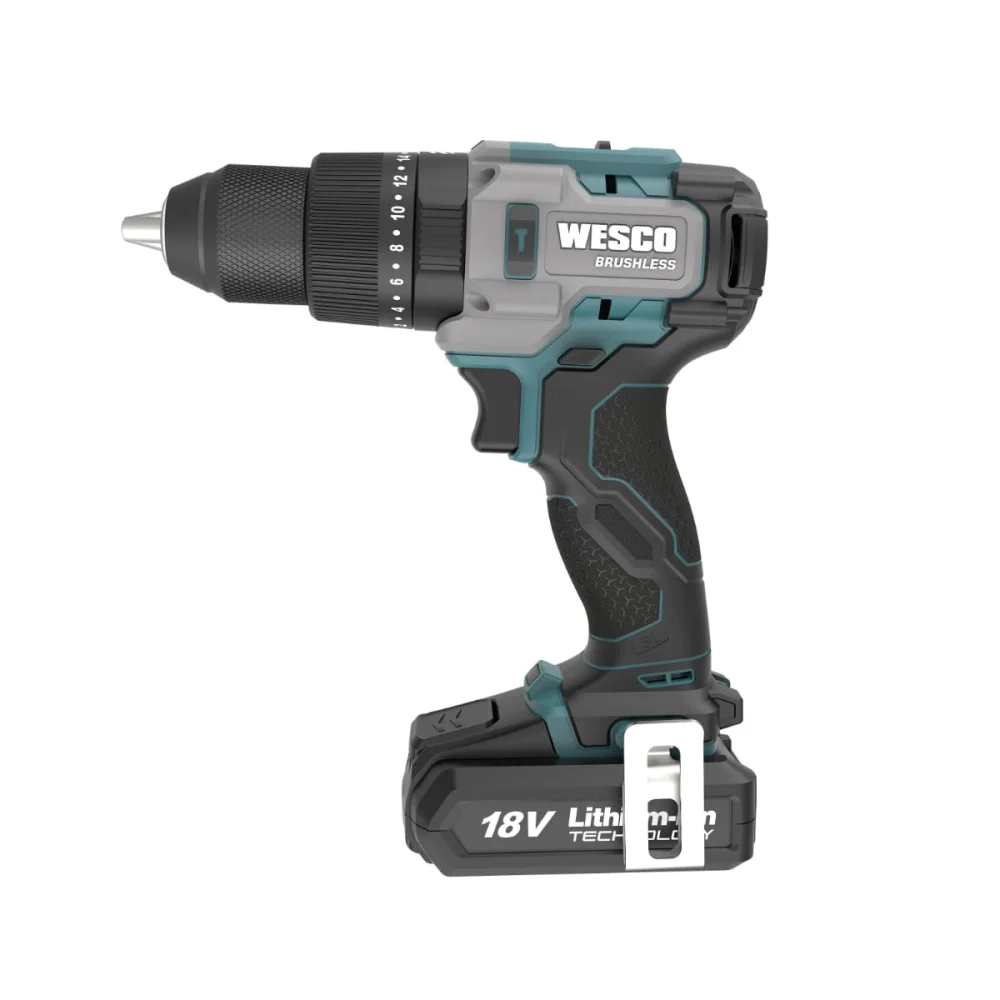 Furadeira de Impacto 13mm Brushless à Bateria e 2 Baterias 18V WS2419K2 Wesco