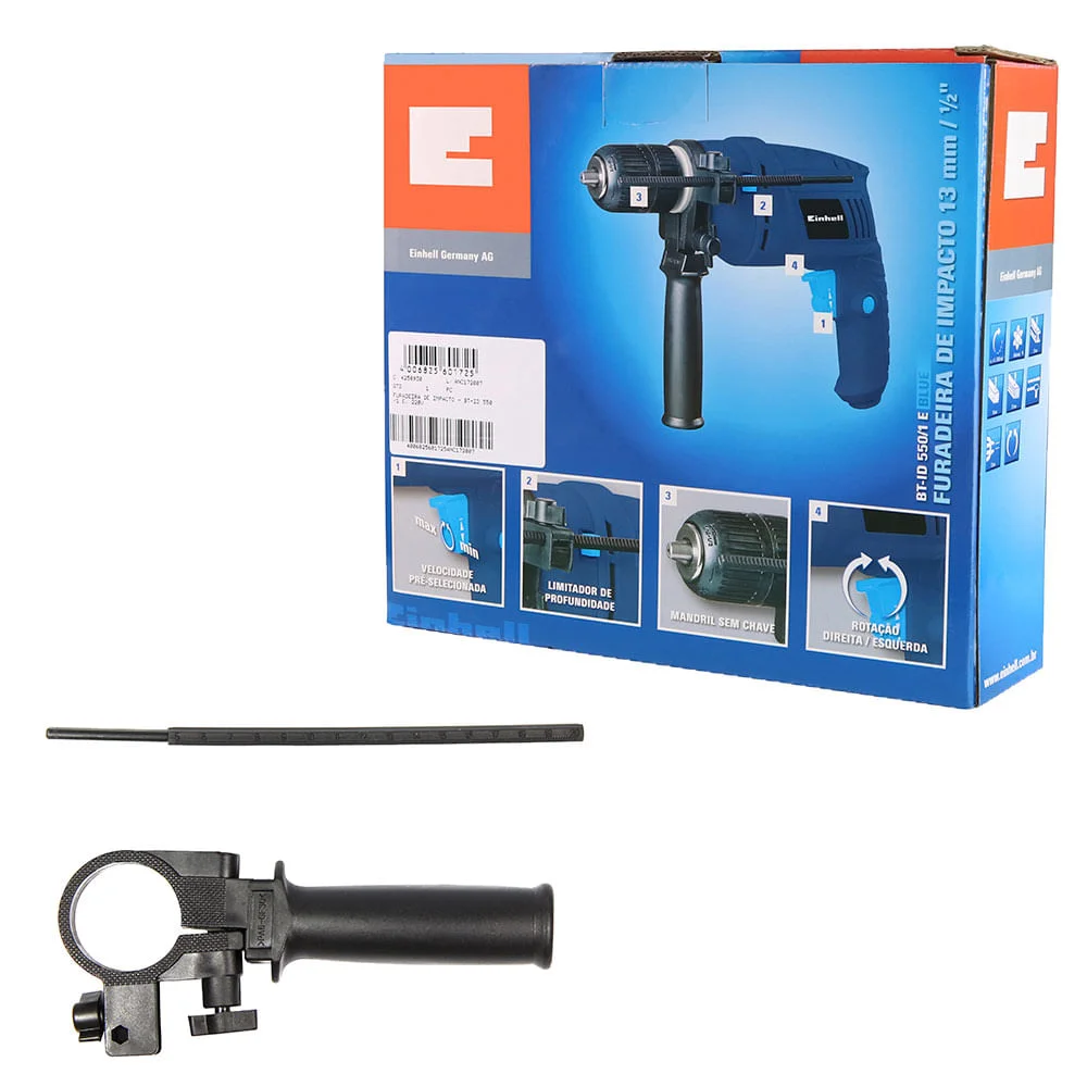 Furadeira de Impacto 550 Watts BT-ID 550/1 E Einhell