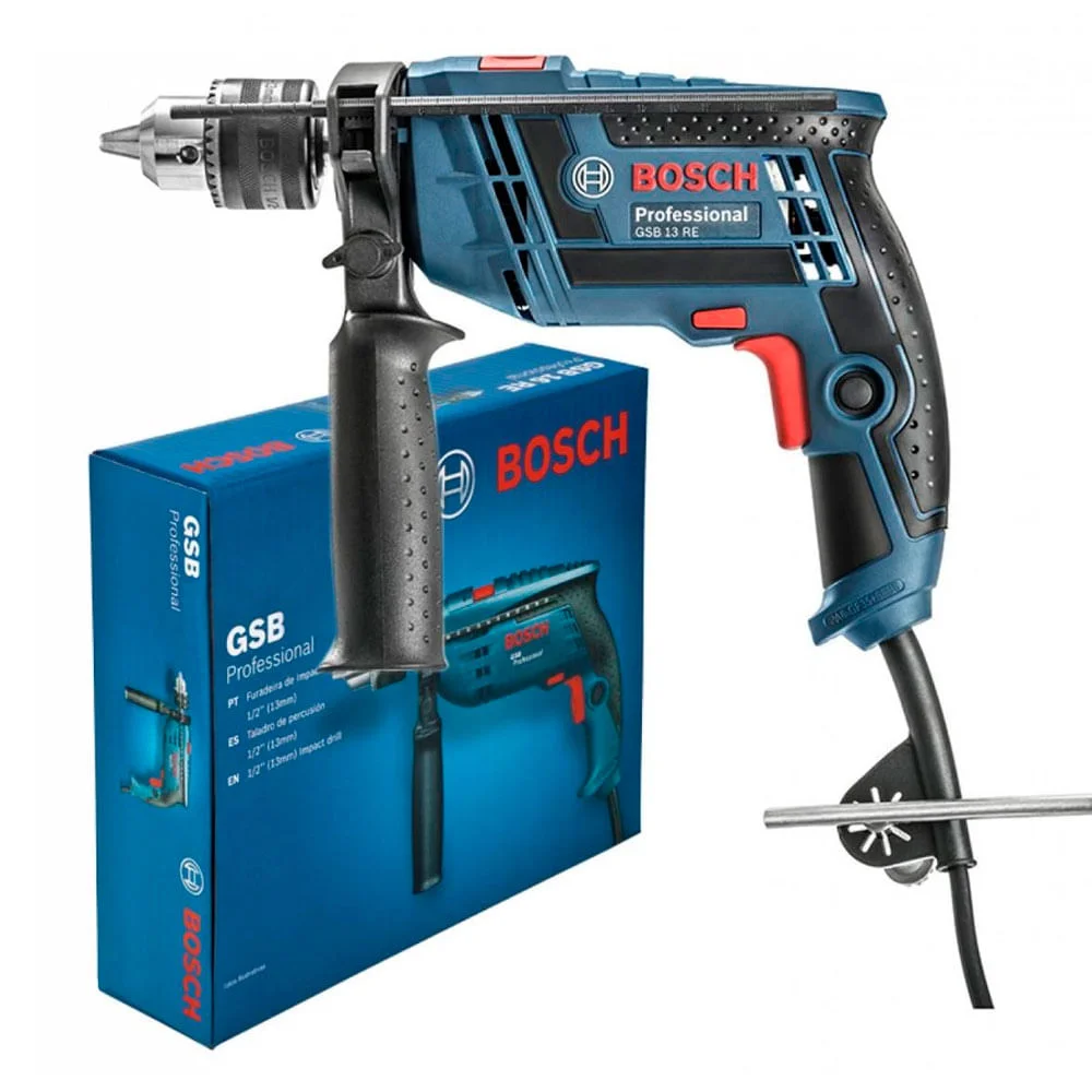 Furadeira de Impacto 650W 13mm GSB 13 RE Bosch