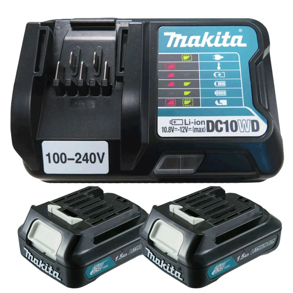 Furadeira de Impacto e Parafusadeira 10mm à Bateria 12V HP332DWYE Makita