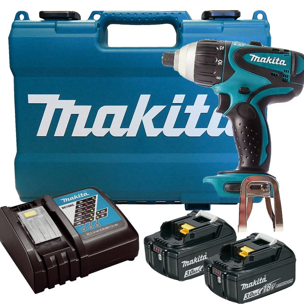 Furadeira de Impacto e Parafusadeira à Bateria 10mm 18V BTP140RFE Makita