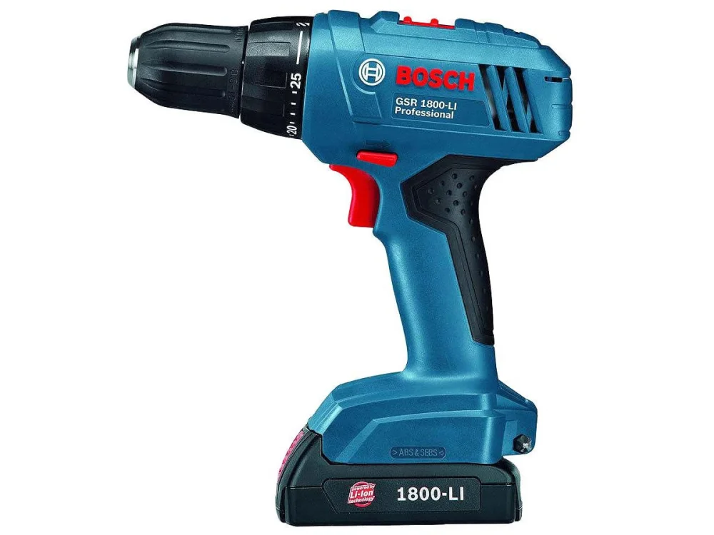 Furadeira e Parafusadeira à Bateria 18V GSR 1800-LI Bosch