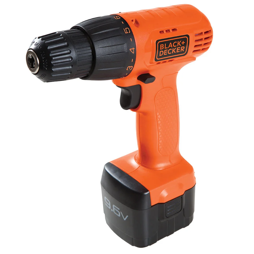 Furadeira e Parafusadeira à Bateria 9.6V VVR CD961-BR BlackDecker Bivolt