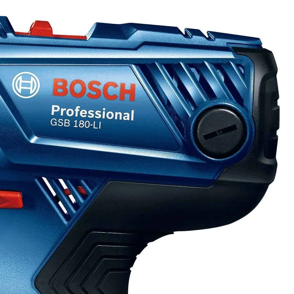 Furadeira e Parafusadeira de Impacto GSB 180-LI e 1 Bateria Kit Acessórios Bosch
