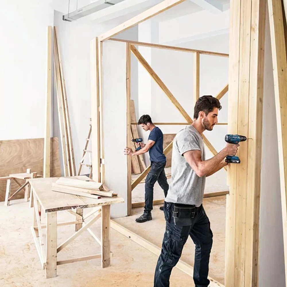 Furadeira e Parafusadeira de Impacto GSB 180-LI e 1 Bateria Kit Acessórios Bosch