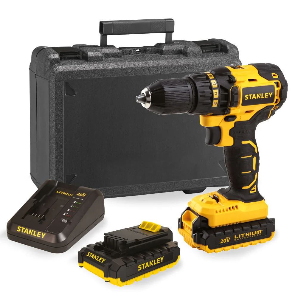 Furadeira e Parafusadeira Í Litio Brushless 20V SBD20S2K Stanley
