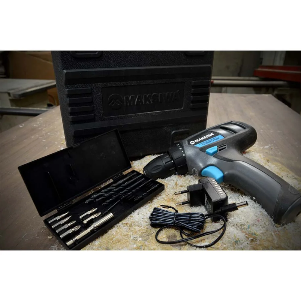 Furadeira e Parafusadeira Recarregável 12V FPC.12 e Connect Maksiwa