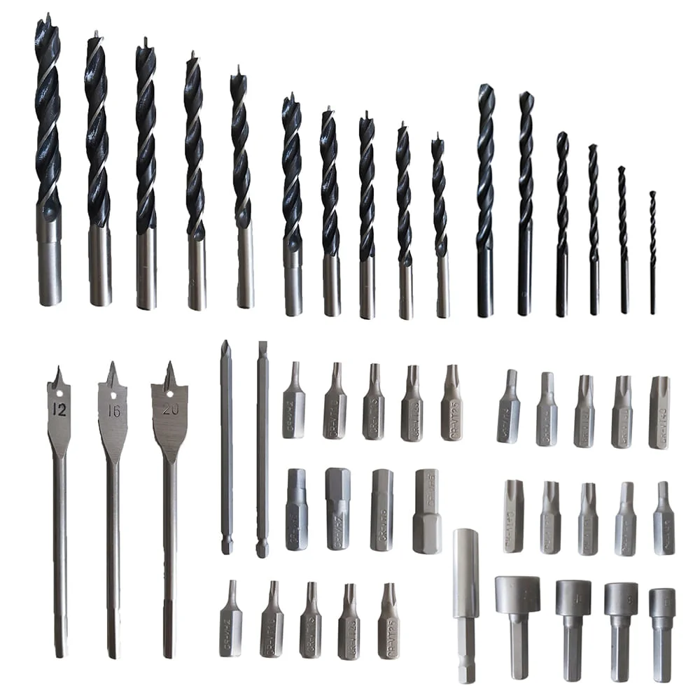 Furadeira Parafusadeira à Bateria 12V com Maleta e 50 Acessórios FP12X50 NKF