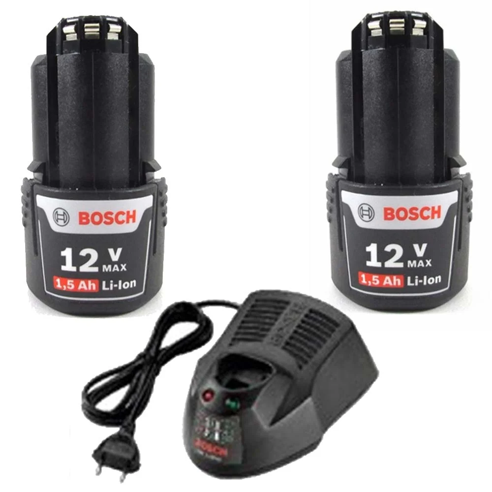 Furadeira Parafusadeira à Bateria e 2 Baterias 12V GSR 120LI Bosch