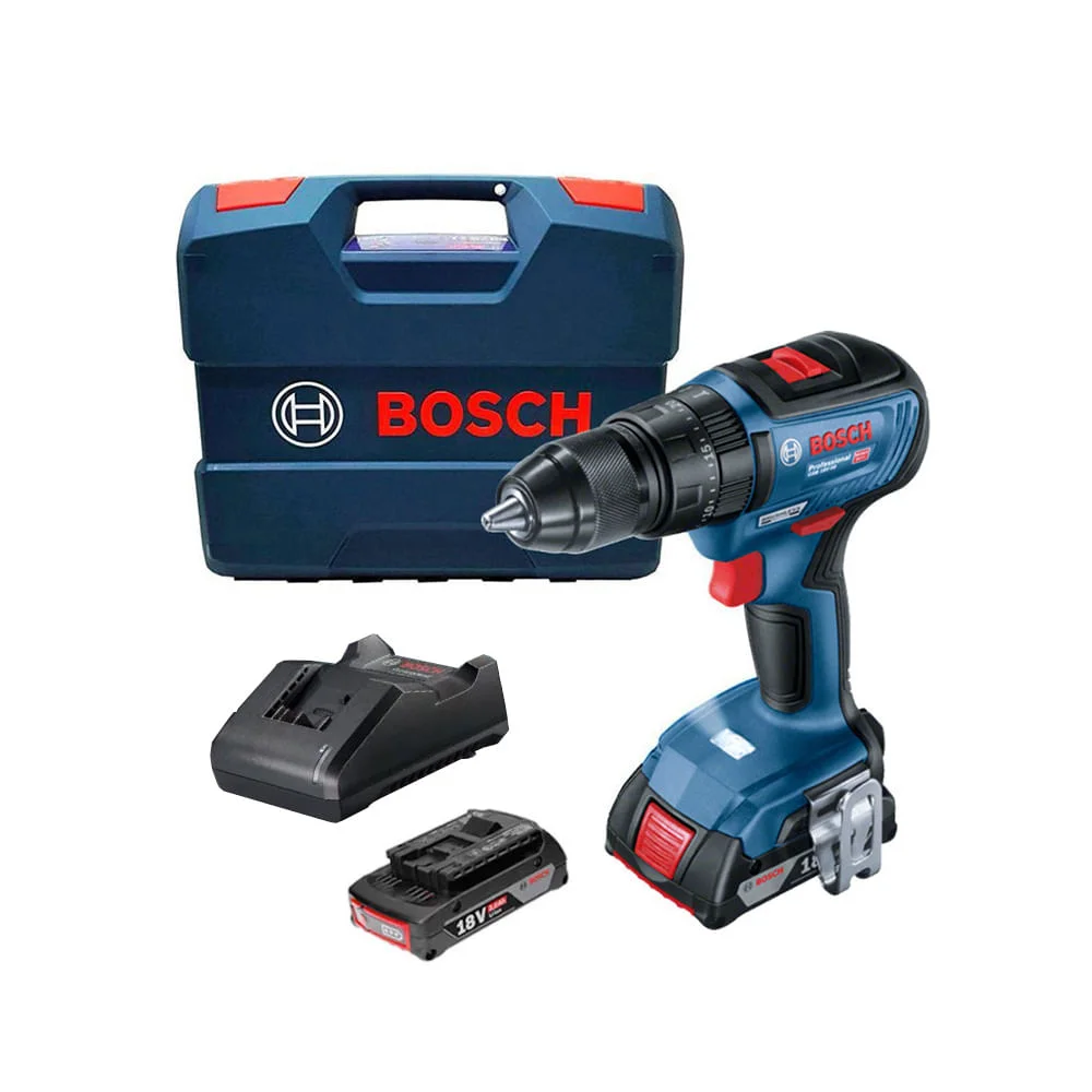 Furadeira Parafusadeira à Bateria GSB 18V-50 com 2 Baterias Bosch