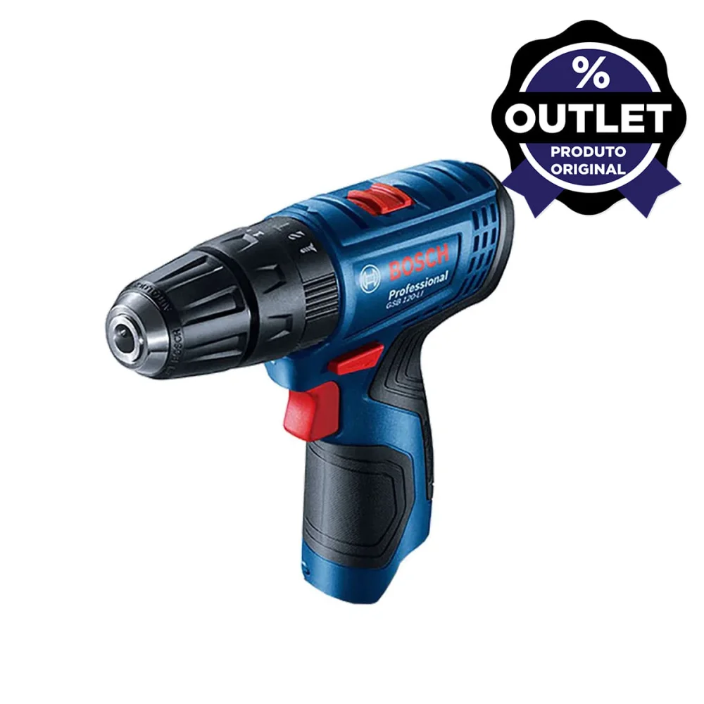 Furadeira Parafusadeira à Bateria Não acompanha 12V GSR 120-LI Bosch - Outlet