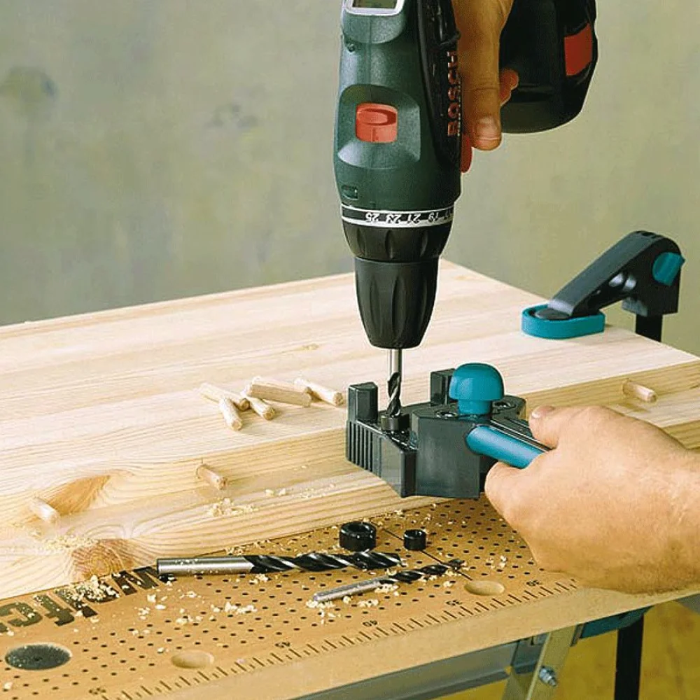 Gabarito Mestre para Furação Cavilha 464000 Wolfcraft