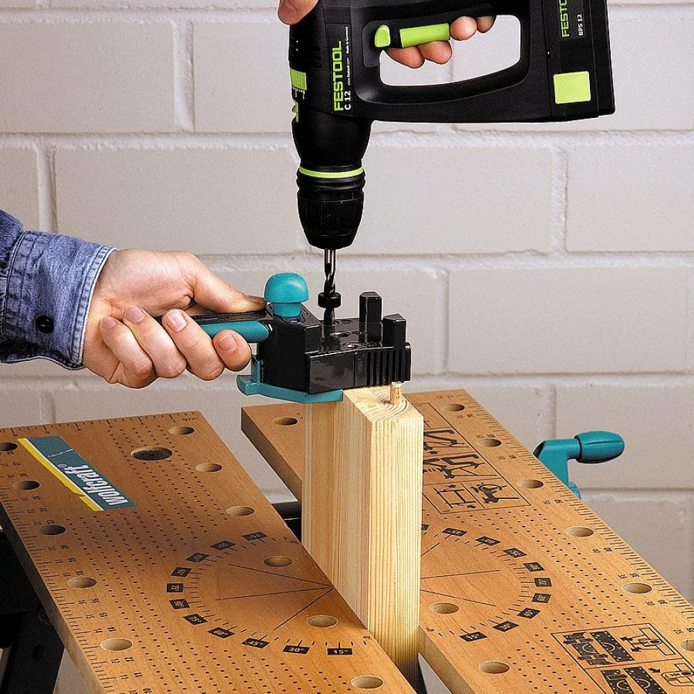 Gabarito Mestre para Furação Cavilha 464000 Wolfcraft