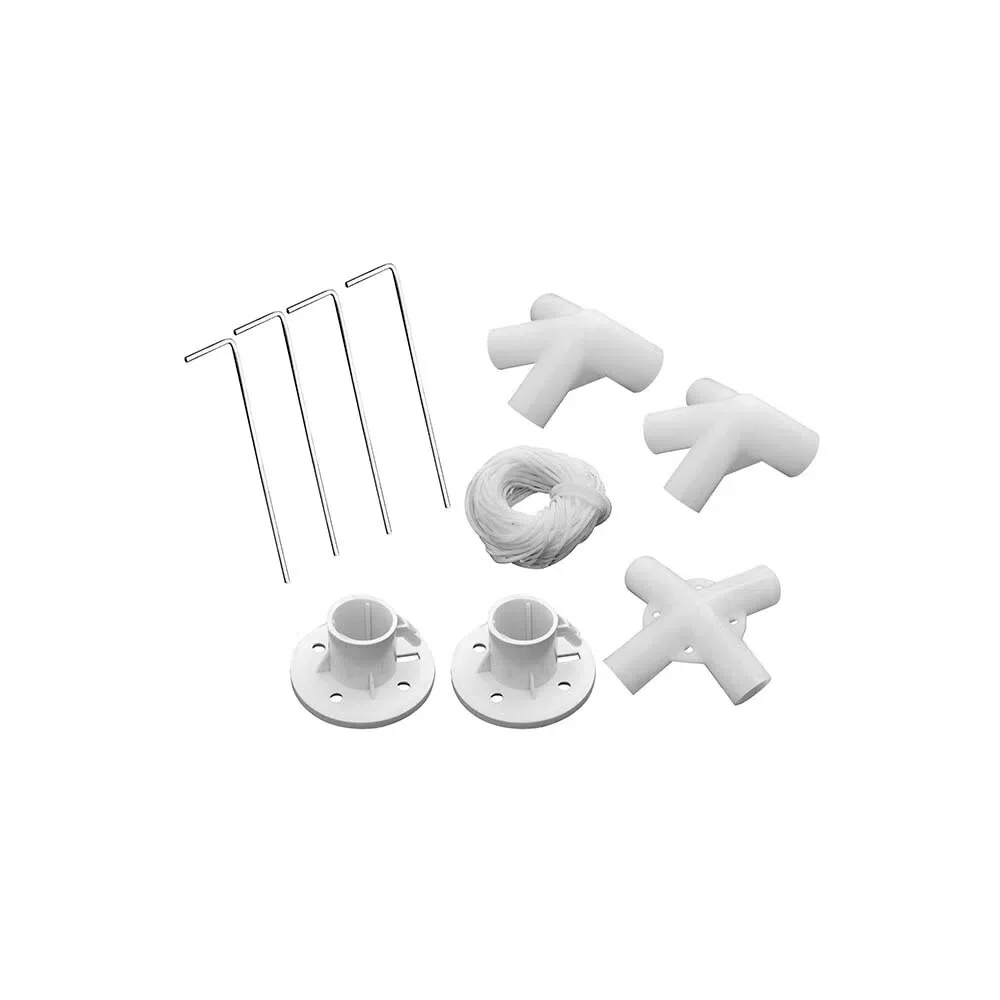 Gazebo em Poliester Oxford com Silvercoating 3 x 3m 3526 Mor Branco