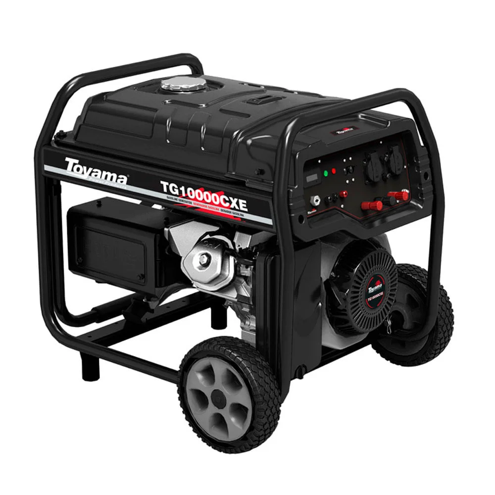 Gerador à Gasolina 110/220V 60HZ Monofásico TG10000CXE 201-028 Toyama