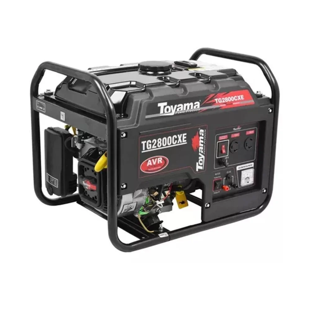 Gerador à Gasolina 2.7KVA 4T 196cc TG2800CXE Toyama Bivolt