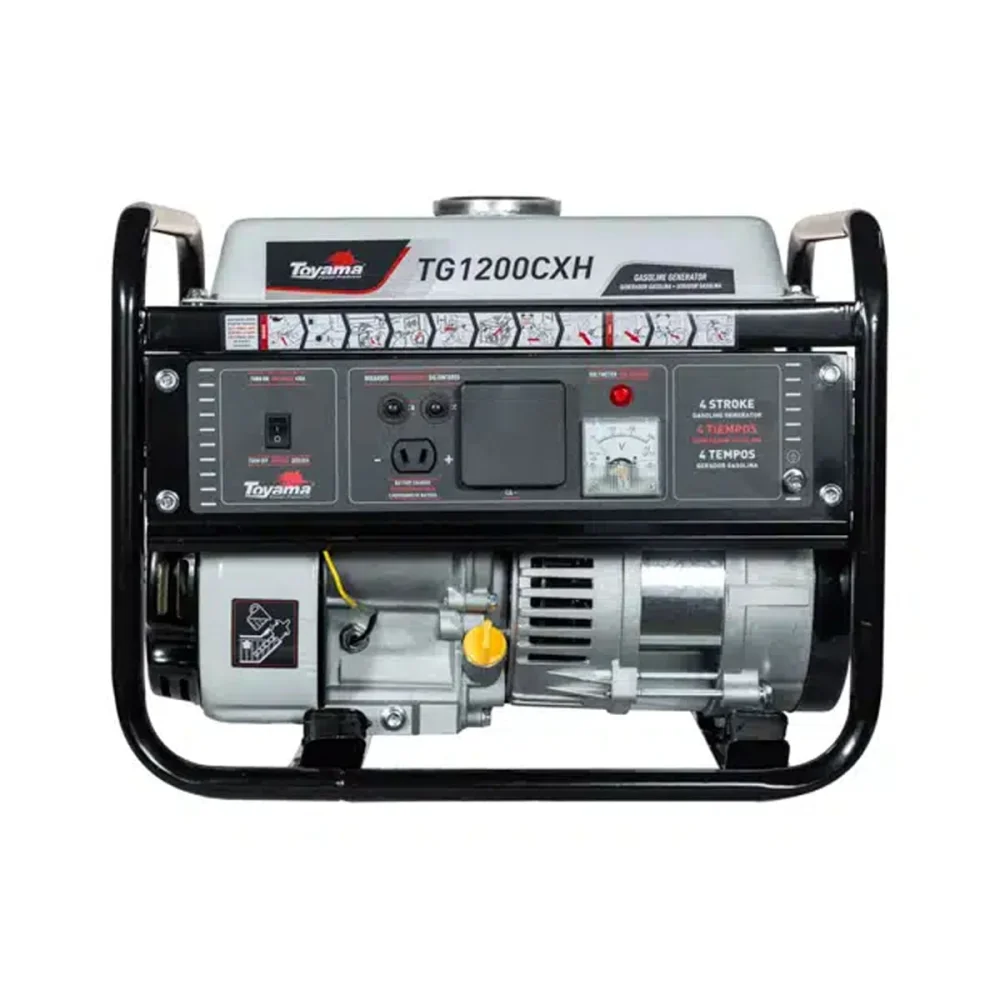 Gerador de Energia à Gasolina 4 Tempos 96cc TG1200CXH Toyama