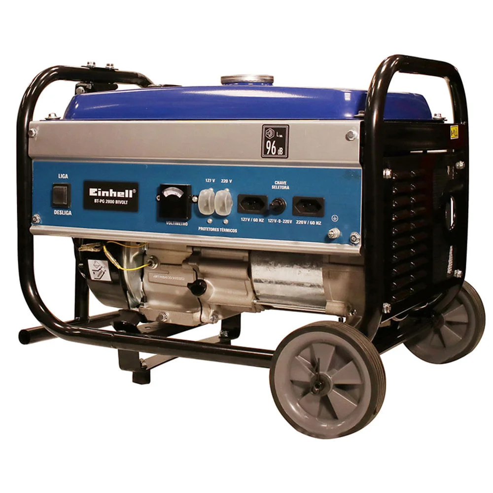 Gerador Portátil à Gasolina 15 Litros 2800 Watts BT-PG 2800 Einhell Bivolt