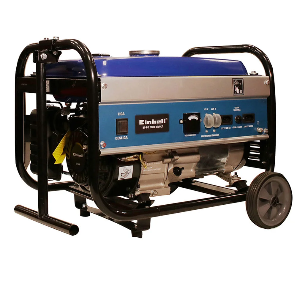 Gerador Portátil à Gasolina 15 Litros 2800 Watts BT-PG 2800 Einhell Bivolt