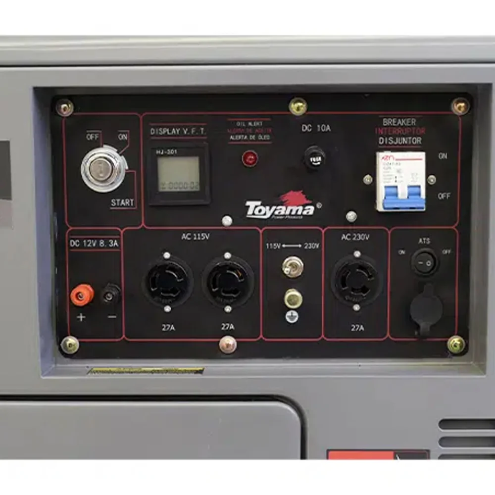 Gerador Toyama à Diesel TDG7000SEXP Cabinado Monofasico 115/230V