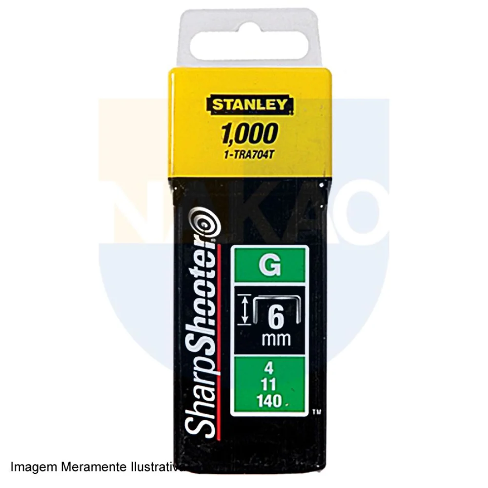 Grampos 1/4Pol para Trabalho Pesado TRA704T Stanley
