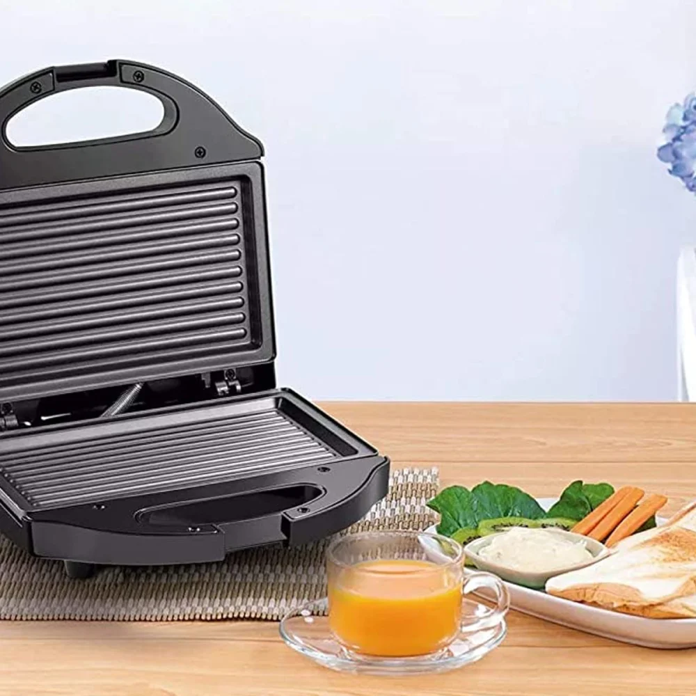 Grill e Sanduicheira Chapa Antiaderente 750 Watts Preta CE043 Multilaser 110 Volts