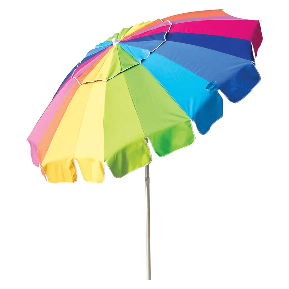 Guarda Sol Rainbow Poliéster com Haste de Alumínio 2,20m 3596 Mor Colorido